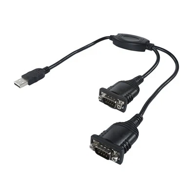 USB 2.0 DB9 Y -jakajakaapeli