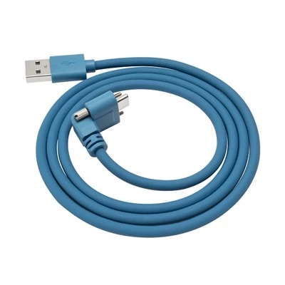 USB 3.1 Type-C -kaksoisruuvilukitus alas ylös kulmassa normaaliin USB 2:een.0 Datakaapeli kameralle